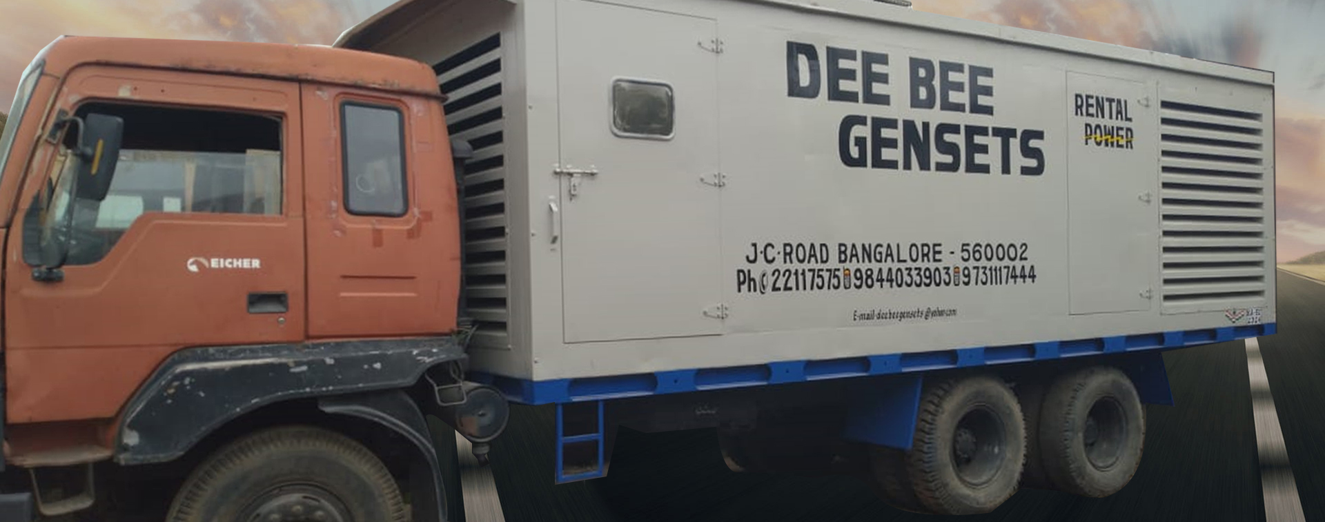 Diesel Generator for Rent and hire in Bangalore Industrial Generator